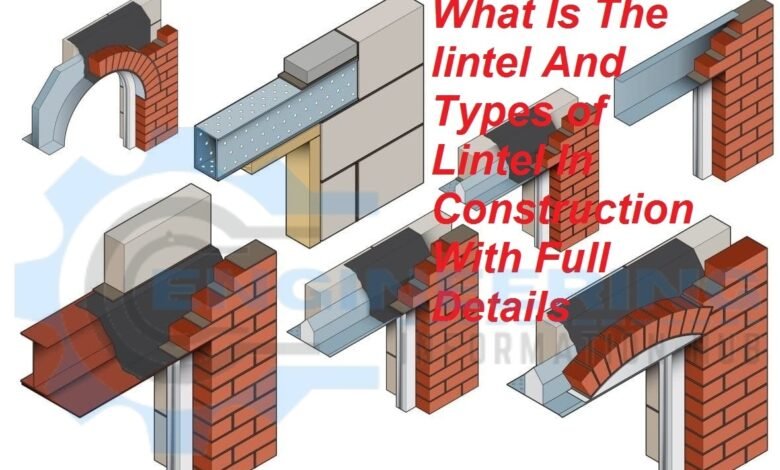 What Is The Lintel And Types Of Lintel In Construction With Full Details Engineering